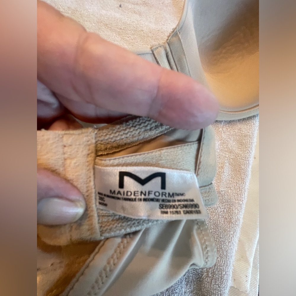 NWOT - MAIDEN FORM STRAPLESS BRA - Picture 2 of 2